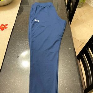 New under armour jogger pants in blue size large